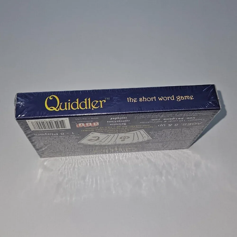 NEW Quiddler Short Word Game Cards Instructions FACTORY SEALED
